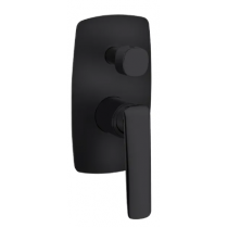 Norico Bellino Matte Black Wall Mixer Diverter